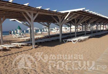 Путешествие в Крым, кемпинг "Лазурный берег"